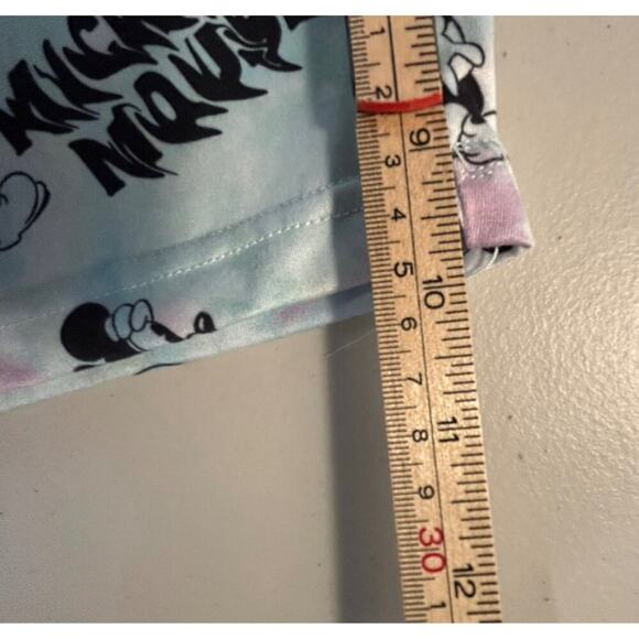 Disney Mickey Mouse Pastel Tie-Dye Lounge Shorts, Mens Large - Picture 8 of 9